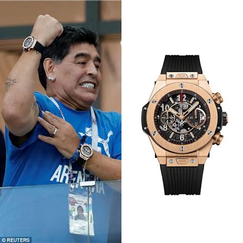 diego maradona watches